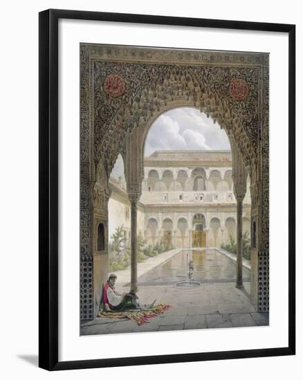 The Court of the Alberca in the Alhambra, Granada, 1853-Leon Auguste Asselineau-Framed Giclee Print