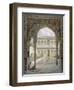 The Court of the Alberca in the Alhambra, Granada, 1853-Leon Auguste Asselineau-Framed Giclee Print