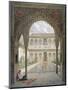 The Court of the Alberca in the Alhambra, Granada, 1853-Leon Auguste Asselineau-Mounted Giclee Print