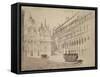 The Court of the Ducal Palace-John Ruskin-Framed Stretched Canvas