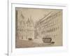 The Court of the Ducal Palace-John Ruskin-Framed Giclee Print