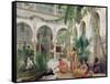 The Court of the Harem-Albert Girard-Framed Stretched Canvas