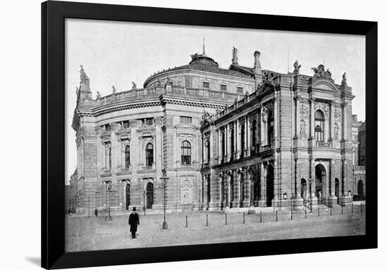 The Court Theatre, Vienna, Austria, 1899-null-Framed Giclee Print