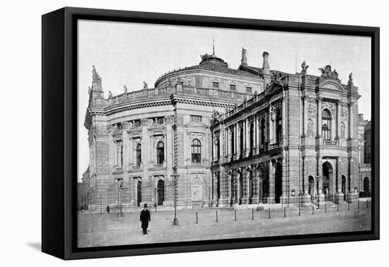 The Court Theatre, Vienna, Austria, 1899-null-Framed Stretched Canvas