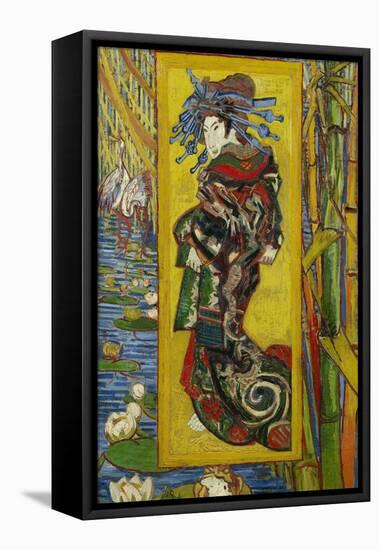 The Courtesan (After Eise), 1887-Vincent van Gogh-Framed Stretched Canvas