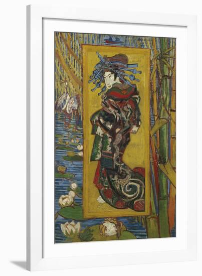 The Courtesan - After Eisen-Vincent Van Gogh-Framed Art Print