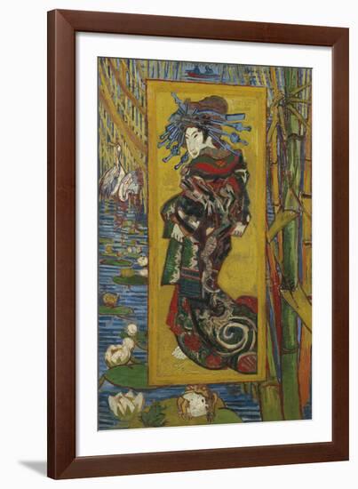 The Courtesan - After Eisen-Vincent Van Gogh-Framed Art Print