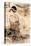 The Courtesan Akashi of the Tamaya, Edo Period-Hishikawa Ryukoku-Stretched Canvas