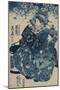 The Courtesan Hanao of Ogi-Ya-Utagawa Kuniyoishi-Mounted Art Print