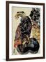 The Courtesan Hanaogi of the Ogiya House, C1825-C1835-Ikeda Eisen-Framed Giclee Print