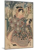 The Courtesan Kashiku-Utagawa Kuniyasu-Mounted Giclee Print