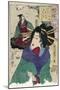 The Courtesan Komurasaki of the Kadoebiro House Par Yoshitoshi, Tsukioka (1839-1892). Colour Woodcu-Tsukioka Yoshitoshi-Mounted Giclee Print