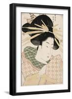 The Courtesan Shizuka of Tama-Ya-null-Framed Giclee Print