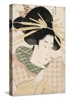The Courtesan Shizuka of Tama-Ya-null-Stretched Canvas