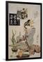 The Courtesan Suganosuke of Okamoto- Ya in the Fourth Month-Keisai Eisen-Framed Giclee Print