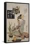 The Courtesan Suganosuke of Okamoto- Ya in the Fourth Month-Keisai Eisen-Framed Stretched Canvas