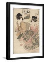 The Courtesan Tsukasa of ?giya-Kitagawa Utamaro-Framed Giclee Print