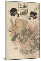 The Courtesan Tsukasa of ?giya-Kitagawa Utamaro-Mounted Premium Giclee Print