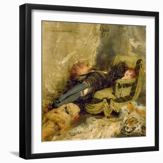 The Courtesan-Jan Van Beers-Framed Giclee Print