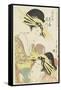 The Courtesans Hanaogi and Takigawa of the Ogiya House, C. 1805-Kitagawa Utamaro-Framed Stretched Canvas