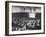 The Courtroom Crowded with Lawyers and Defendents During the Nuremberg Trial-Ed Clark-Framed Photographic Print