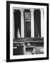 The Courtroom of the Supreme Court Seen from Behind of the Nine Justices-Margaret Bourke-White-Framed Photographic Print