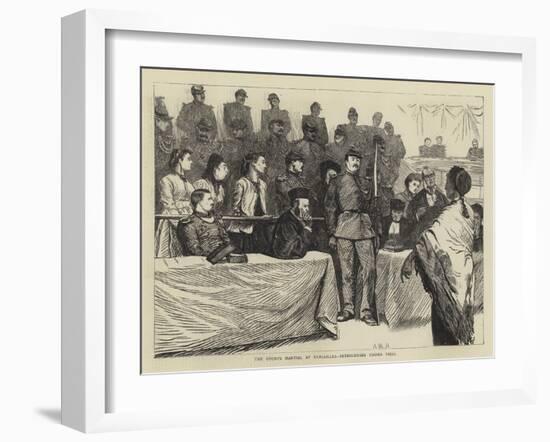 The Courts Martial at Versailles, Petroleuses under Trial-Arthur Boyd Houghton-Framed Giclee Print