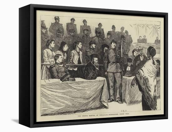 The Courts Martial at Versailles, Petroleuses under Trial-Arthur Boyd Houghton-Framed Stretched Canvas