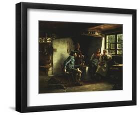 The Courtship, 1880-Emil Karl Rau-Framed Giclee Print