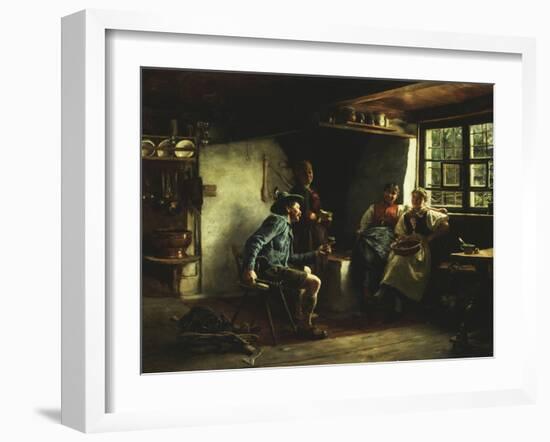 The Courtship, 1880-Emil Karl Rau-Framed Giclee Print