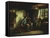 The Courtship, 1880-Emil Karl Rau-Framed Stretched Canvas