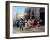 The Courtship, 1888 (Oil on Canvas)-Cesare-Auguste Detti-Framed Giclee Print
