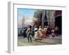 The Courtship, 1888 (Oil on Canvas)-Cesare-Auguste Detti-Framed Giclee Print