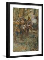 The Courtship of Miles Standish-Arthur A. Dixon-Framed Giclee Print