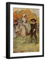 The Courtship of Miles Standish-Arthur A. Dixon-Framed Giclee Print