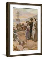 The Courtship of Miles Standish-Arthur A. Dixon-Framed Giclee Print