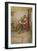 The Courtship of Miles Standish-Arthur A. Dixon-Framed Giclee Print