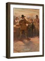 The Courtship of Miles Standish-Arthur A. Dixon-Framed Giclee Print