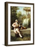 The Courtship-Felix Henri Giacomotti-Framed Giclee Print