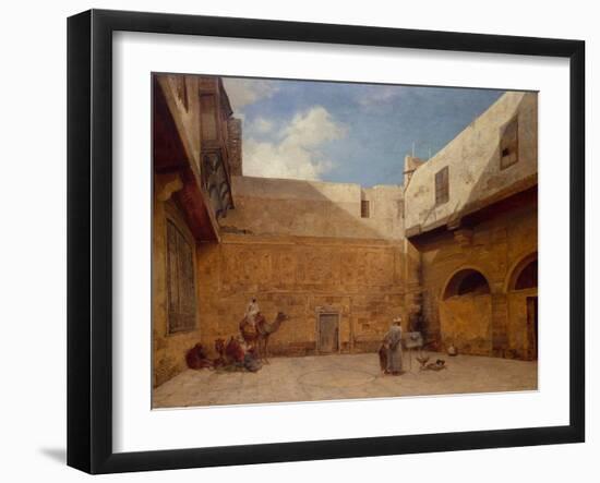 The Courtyard, 1899-David Bates-Framed Giclee Print