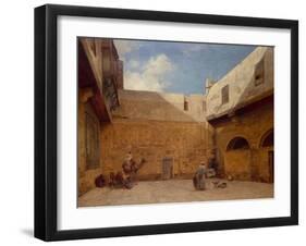 The Courtyard, 1899-David Bates-Framed Giclee Print