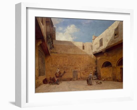 The Courtyard, 1899-David Bates-Framed Giclee Print