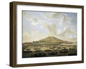 The Courtyard of Mining Company in Zacatecas in 1840, Mexico-Pellegrino Tibaldi-Framed Giclee Print