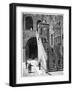 The Courtyard of the Bargello, Florence, Italy, 1882-null-Framed Giclee Print