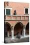 The Courtyard of the Collegium Maius of the Jagiellonski University in Krakow in Poland-wjarek-Stretched Canvas