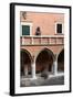 The Courtyard of the Collegium Maius of the Jagiellonski University in Krakow in Poland-wjarek-Framed Photographic Print