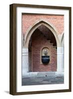 The Courtyard of the Collegium Maius of the Jagiellonski University in Krakow in Poland-wjarek-Framed Photographic Print