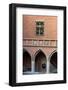 The Courtyard of the Collegium Maius of the Jagiellonski University in Krakow in Poland-wjarek-Framed Photographic Print