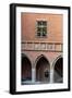 The Courtyard of the Collegium Maius of the Jagiellonski University in Krakow in Poland-wjarek-Framed Photographic Print