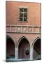 The Courtyard of the Collegium Maius of the Jagiellonski University in Krakow in Poland-wjarek-Mounted Photographic Print